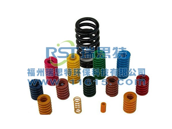 電泳彩色彈簧工件