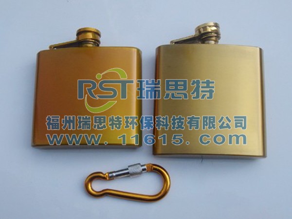 金色電泳漆酒壺