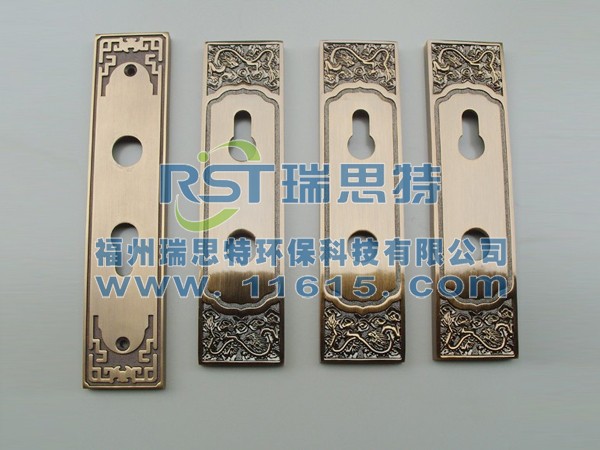 電泳古銅色門鎖