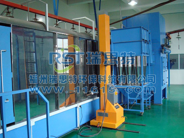 往復(fù)機自動噴塑線